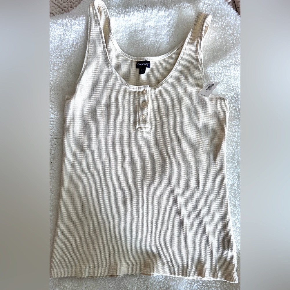 NWT GAP Waffle tank top